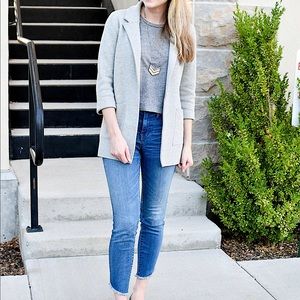 Baby Blue J. Crew Cardigan Blazer